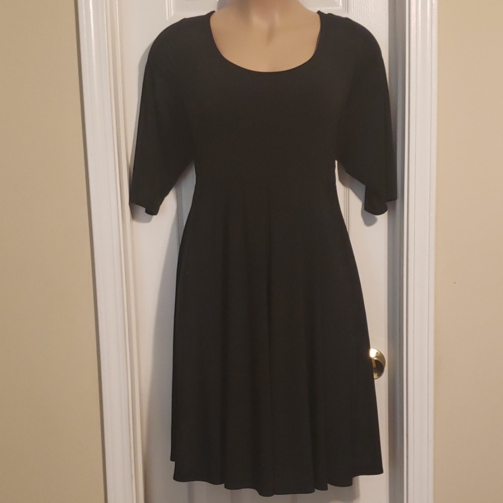 3/4 blck dress